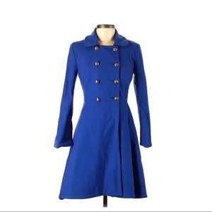 Blue Wool Coat